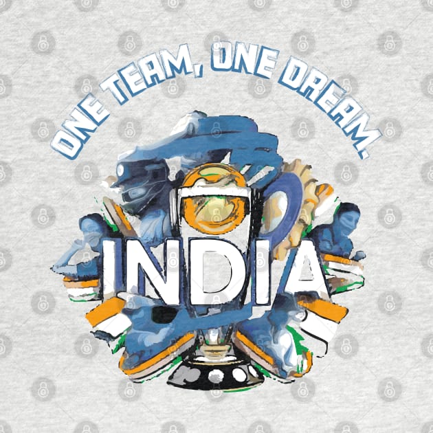 Fasbytes India Cricket Jersey Style World cup by FasBytes